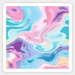 Abstract oil and water mix background Sticker